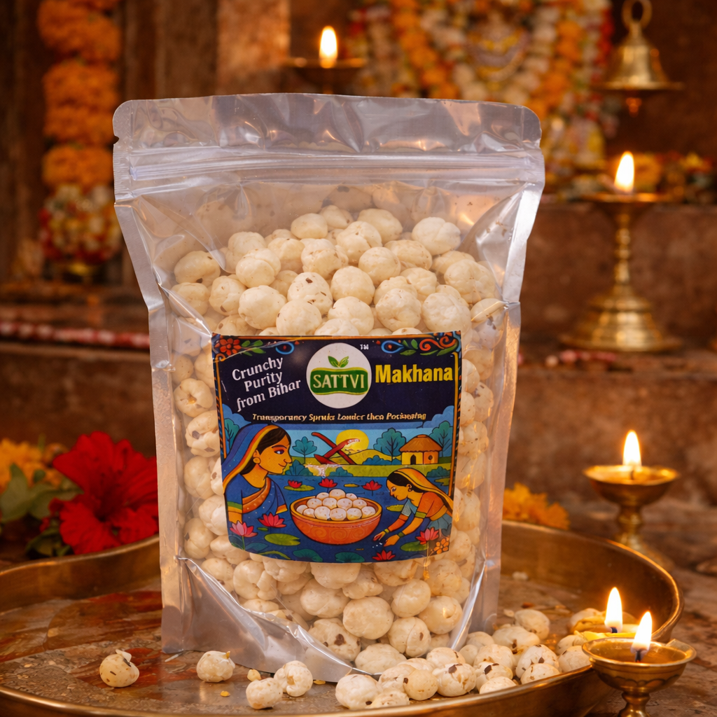 Sattvi 6 Plus Premium Makhana – Extra Large Foxnuts (100g)
