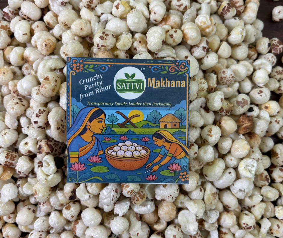 Economy Grade 3 Makhana– Small Size, High Quality Fox Nuts-1 Kg Pack