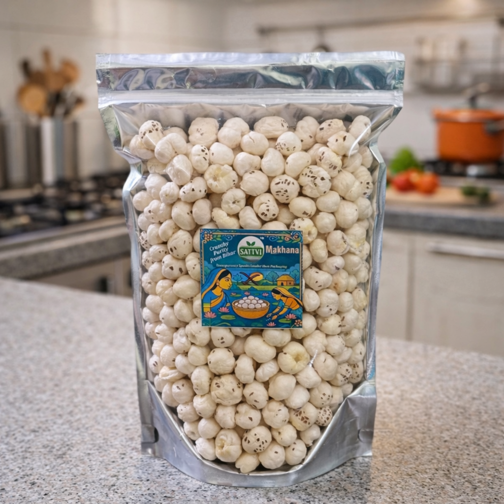 5 Plus Grade Makhana – Premium Large Foxnuts 200g