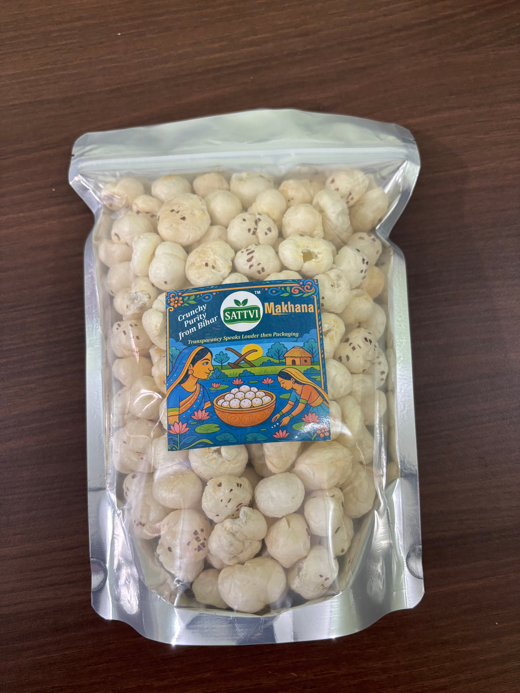 Sattvi 6 Plus Premium Makhana – Extra Large Foxnuts (100g)