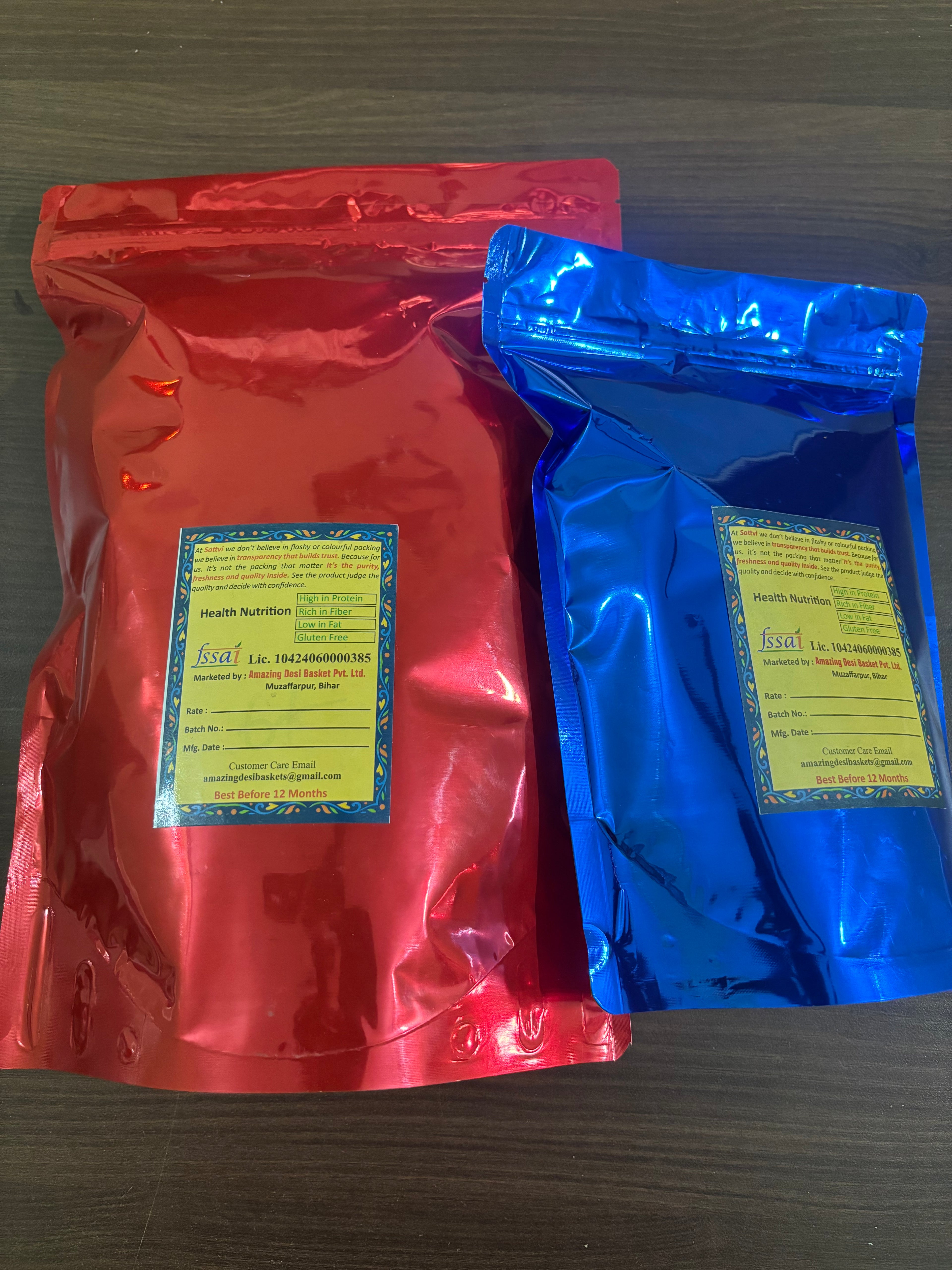 Sattvi 6 Plus XL Makhana Combo – Premium Big-Size Foxnuts – 200g + 100g Pack (Total 300 Gram Pack)