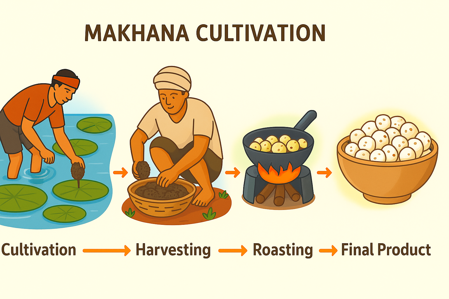 Sattvi XL 6 Plus Makhana –Extra Large Foxnuts (200g)