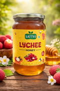 Sattvi Lychee Honey 1 Kg – 100% Pure Raw Natural Honey